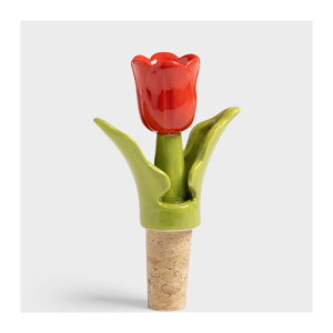Bottle stopper tulp rood