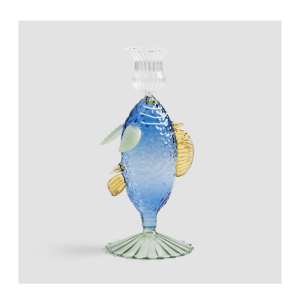 Kandelaar Vis Blauw